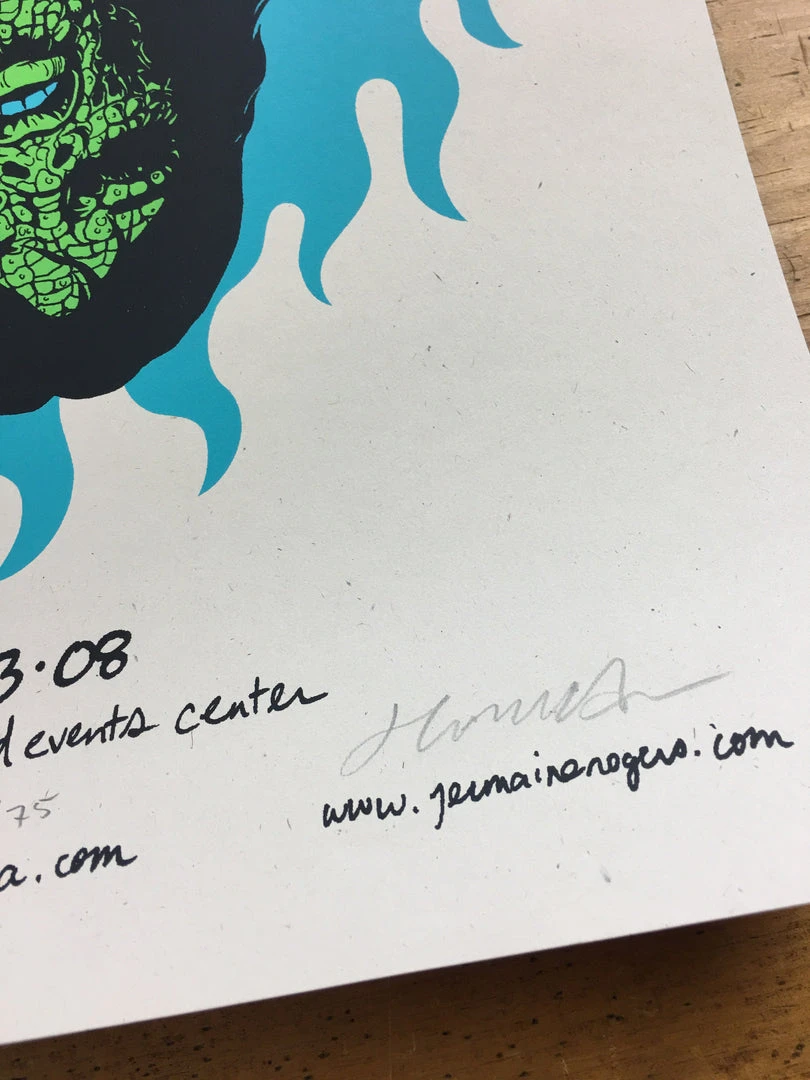 Queens Of The Stone Age - 2008 Justin Hampton Jermaine Rogers Poster Halifax, NS 6 Queens Of The Stone Age - 2008 Justin Hampton Jermaine Rogers Poster Halifax, NS