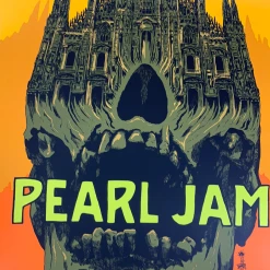 Pearl Jam - 2018 Francesco Francavilla Poster Milan, Italy