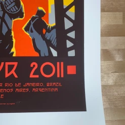 Eric Clapton - 2011 Ron Donovan Firehouse Poster World Tour (#3)