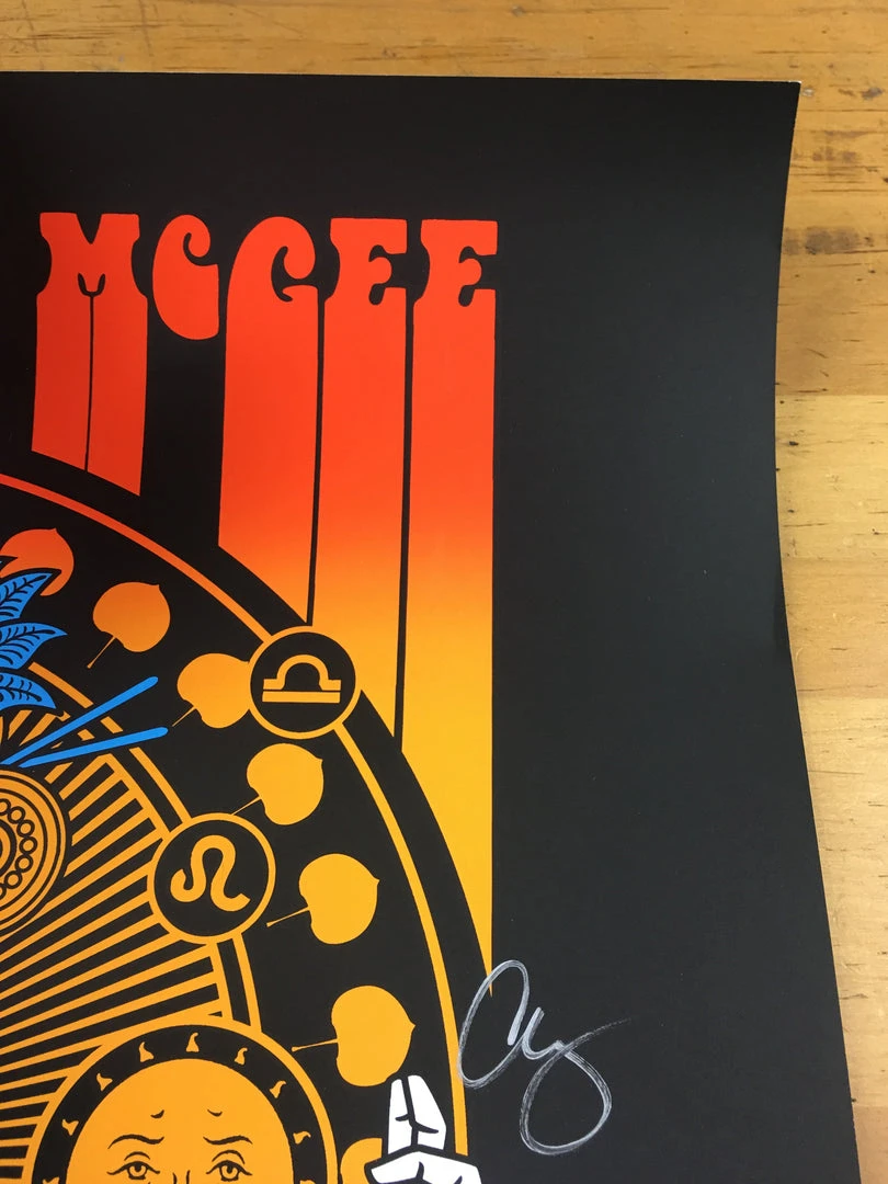 Colorado Umphrey's McGee - 2015 Scrojo Poster Belly Up Aspen, CO Band Autographed Silver 9 Colorado Umphrey's McGee - 2015 Scrojo Poster Belly Up Aspen, CO Band Autographed Silver
