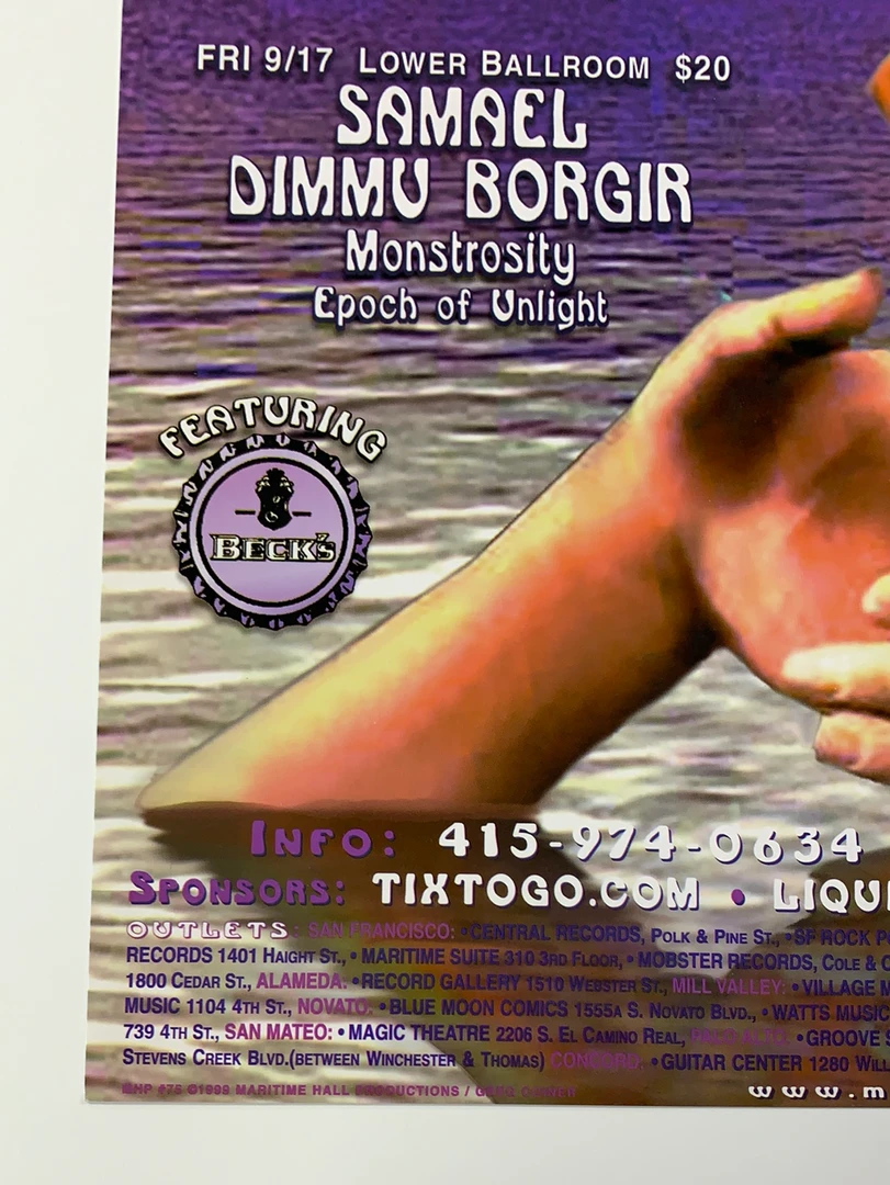 Greg Coiner Gig Posters MHP 75 Merl Saunders - 1999 Poster Maritime Hall San Fran 1st 8 Greg Coiner Gig Posters MHP 75 Merl Saunders - 1999 Poster Maritime Hall San Fran 1st