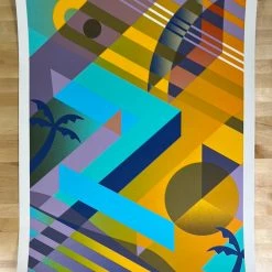 Coachella - 2018 Teddy Kelly Poster Empire Polo Indio, CA S/N