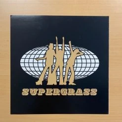 Sold Out Posters Supergrass - 1997 Original Vinyl Poster Insert 12x12 Record Art