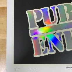 Public Enemy Variant - 2020 Emek Poster Foil NO Date The Terrordome GID