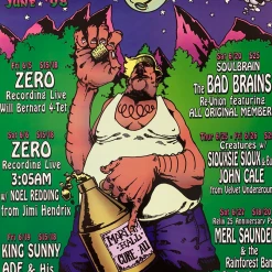 Sold Out Posters MHP 47 Maritime Hall - 1998 Poster June Zero, Soulbrain San Fran 1st Gig Posters