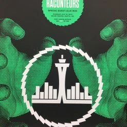 Draper Design Co. The Raconteurs - 2019 Draplin Design Co. Poster Seattle, WA WaMu Theater Gig Posters