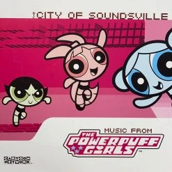 Sold Out Posters Gig Posters The Powerpuff Girls - 2001 Original Vinyl Poster Insert 12x12 Record Art