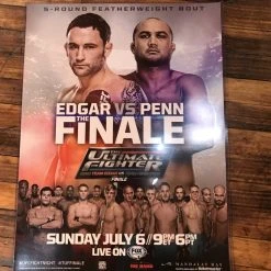 Sold Out Posters UFC Poster Edgar Vs. Penn Finale Ultimate Fighter Tuf Fight Night