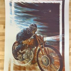 Bless The Wheel - 2021 Zeb Love Poster Motorcycle Art Print Art Prints