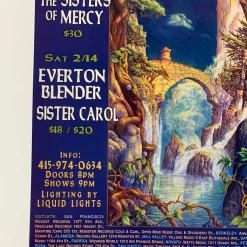 Kevin Haapala MHP 43 February - 1998 Poster Maritime Hall San Fran 1st Gig Posters