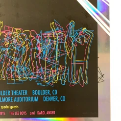 Yonder Mountain String Band - 2009 Art-i-fact Poster, CO Fillmore