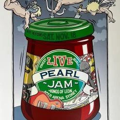 Pearl Jam - 2006 Daymon Greulich Poster Sydney, AUS Kings Of Leon Gig Posters