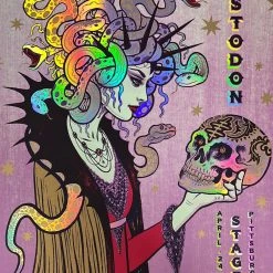 Mastodon - 2022 Tara McPherson Poster Pittsburgh, PA FOIL Foil Posters