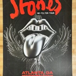 Sold Out Posters Rolling Stones - 2021 Poster No Filter Tour Atlanta, GA
