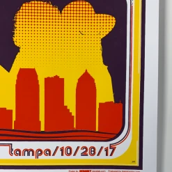 Gig Posters Kings Of Leon - 2017 Jason Malmberg Poster Tampa, FL Midflorida Credit 12 Gig Posters Kings Of Leon - 2017 Jason Malmberg Poster Tampa, FL Midflorida Credit