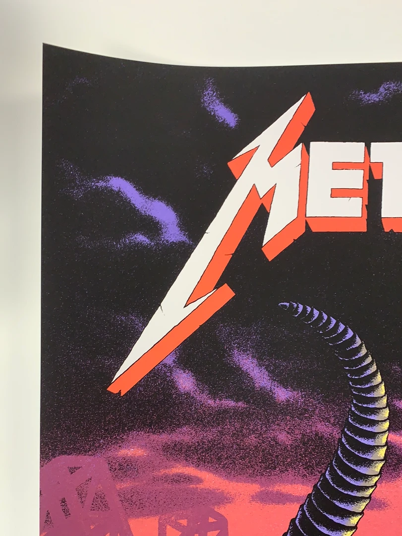 Metallica - 2019 Erin Gallagher Poster Amsterdam, NED World Wired Tour 5 Metallica - 2019 Erin Gallagher Poster Amsterdam, NED World Wired Tour