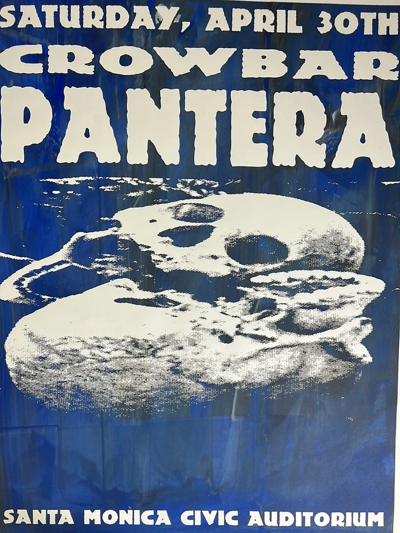 Sold Out Posters Pantera - 1994 Poster Santa Monica, CA Civic Auditorium 4/30 Gig Posters 3 Sold Out Posters Pantera - 1994 Poster Santa Monica, CA Civic Auditorium 4/30 Gig Posters