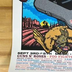 BottleRock Festival - 2021 Ames Brothers Poster Napa, CA 1st