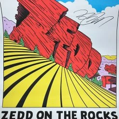 Colorado Zedd On The Rocks - 2019 Luke McGarry Poster Red Rocks, Morrison, CO