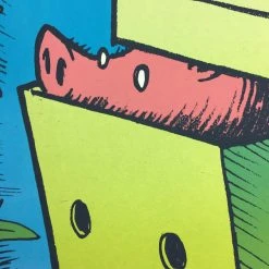 Nonagon - 2009 Jay Ryan Poster Chicago, IL Ronny's