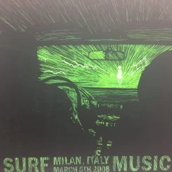 Gig Posters Nada Surf - 2008 Daniel Danger Poster Milan, ITA Musicdrome