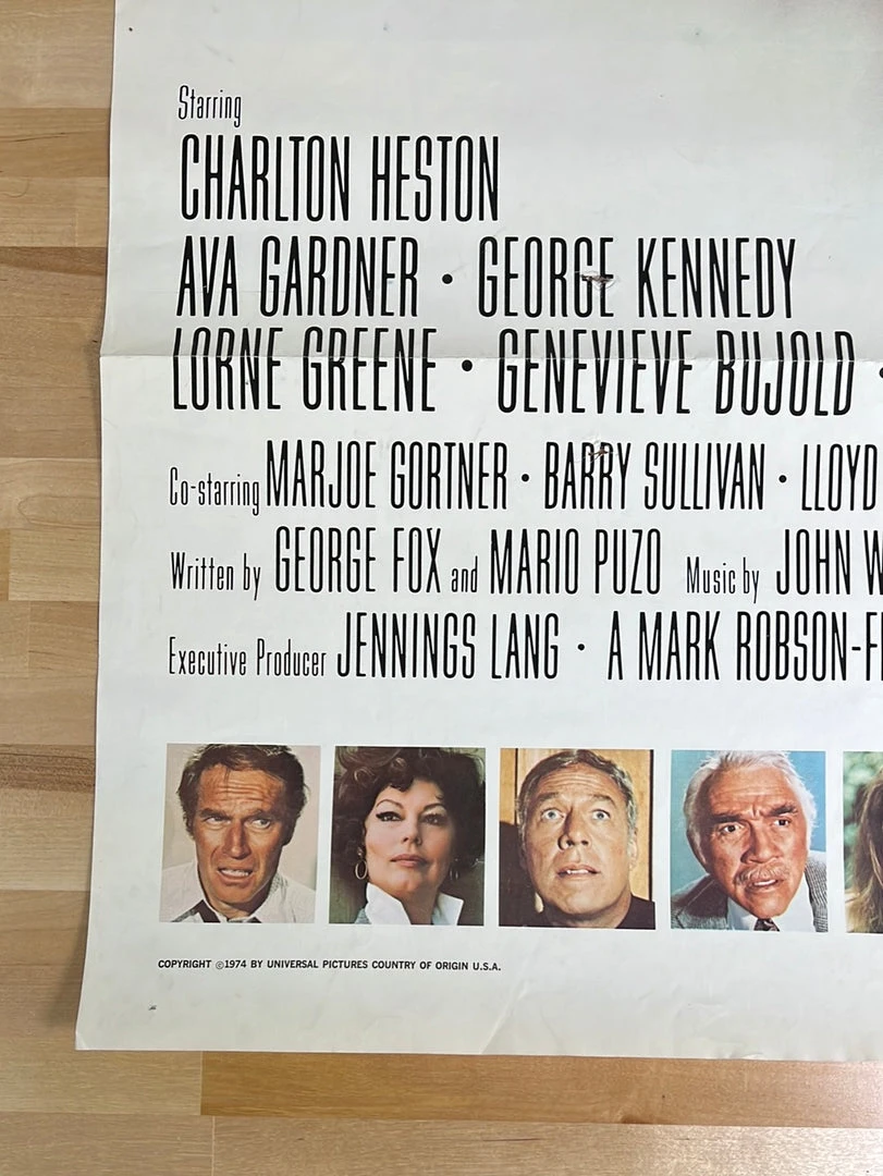 Sold Out Posters Earthquake - 1974 One Sheet Movie Poster Original Vintage 27x41 Movie/TV Posters 8 Sold Out Posters Earthquake - 1974 One Sheet Movie Poster Original Vintage 27x41 Movie/TV Posters