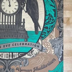 Old Crow Medicine Show - 2016 Status Serigraph Poster Nashville, TN