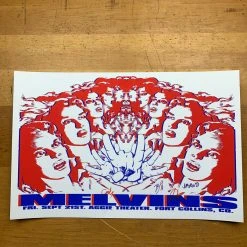 Melvins - 2007 8ball Poster Fort Collins, CO Aggie Theatre Band Signed