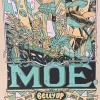 Moe - 2018 Tyler Stout Poster Solana Beach, CA Belly Up 1 Moe - 2018 Tyler Stout Poster Solana Beach, CA Belly Up