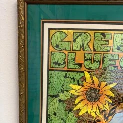 Colorado Greensky Bluegrass - 2017 Chuck Sperry Poster Red Rocks Morrison, CO FRAMED