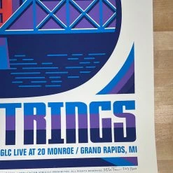 Billy Strings - 2021 2022 Mike Tallman Poster Grand Rapids, MI NYE 1st Gig Posters