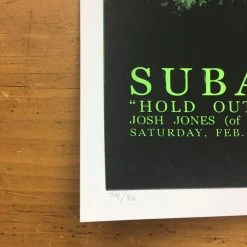 Gig Posters Subatomic Pieces - 2007 Daniel Danger Poster Oklahoma City, OK The Conservatory
