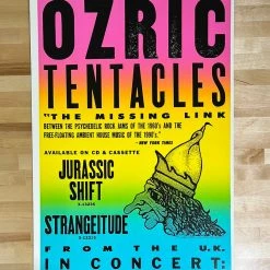 Colby Poster Printing Ozric Tentacles - 1990's Colby Poster UK, LA