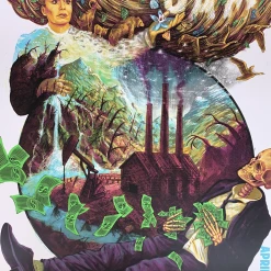 Colorado Pearl Jam - 2020 Zeb Love Poster Denver, CO Pepsi Center