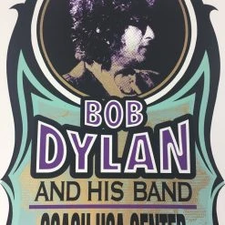Bob Dylan - 2002 Mark Arminski Poster Elmira, NY Coach USA Center