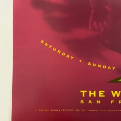 BGP 56 Soundgarden - 1992 Rex Ray Poster The Warfield Theatre San Fran 1st