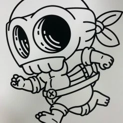 Skully III - 2020 Mike Mitchell Poster Blank Variant Print Art Prints