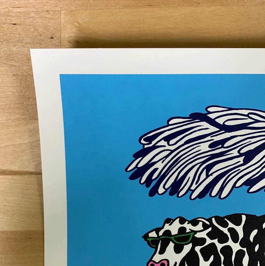 Cows On Vacation - 2021 Jim Pollock Poster Art Print Phish 3/3 Art Prints 5 Cows On Vacation - 2021 Jim Pollock Poster Art Print Phish 3/3 Art Prints