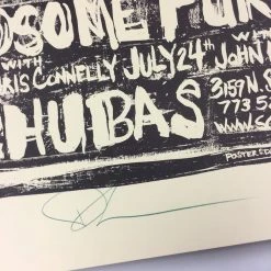 Besnard Lakes, Handsome Furs - 2007 Dan Grzeca Poster Chicago, IL Schubas