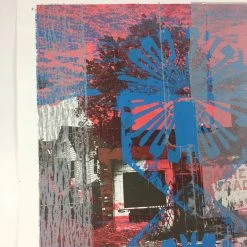 Dinosaur Jr - 2008 Dan MacAdam Crosshair Poster Cambridge, MA Middle East