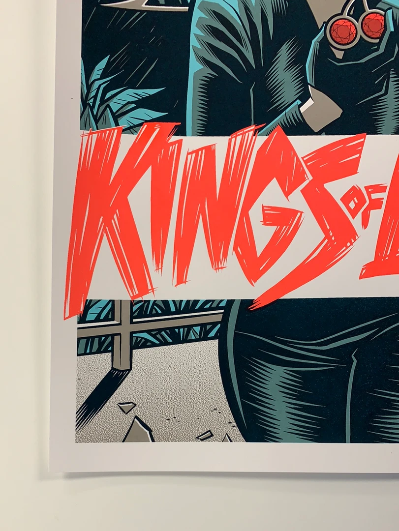 Gig Posters Kings Of Leon - 2017 Robert Wilson Poster Noblesville, IN Klipsch Music 8 Gig Posters Kings Of Leon - 2017 Robert Wilson Poster Noblesville, IN Klipsch Music