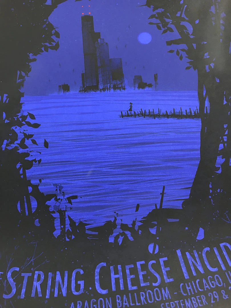 String Cheese Incident - 2006 Daniel Danger Poster Chicago VARIANT 3 String Cheese Incident - 2006 Daniel Danger Poster Chicago VARIANT