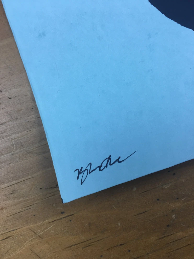 Bob Dylan The Rolling Stone - 2014 Brian Methe Art Print Blue Variant 6 Bob Dylan The Rolling Stone - 2014 Brian Methe Art Print Blue Variant