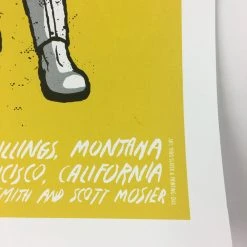 Gig Posters Smodcast - 2010 Todd Slater Poster Billings, MT San Francisco, CA Babcock Theatr