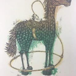 Tiny Cowboy - 2009 Dan Grzeca Poster Art Print 37/180