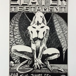 Gig Posters Slayer - 1991 Frank Kozik Poster Houston, TX The Unicorn 9 Gig Posters Slayer - 1991 Frank Kozik Poster Houston, TX The Unicorn