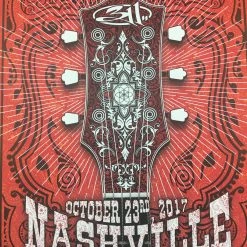 311 - 2017 Derek Hatfield Poster Nashville, TN Marathon Music Works