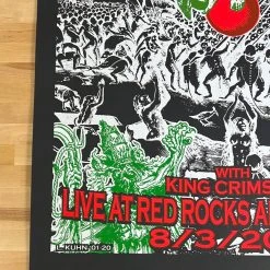 Tool - 2001 Lindsey Kuhn Poster Red Rocks Morrison, CO Colorado