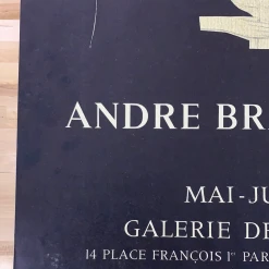 Sold Out Posters Andre Brasilier - 1970's Galerie De Paris Art Print Poster Original Vintage Art Prints