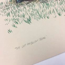 Last American Bear - 2010 Dan Grzeca Poster Art Print Art Prints